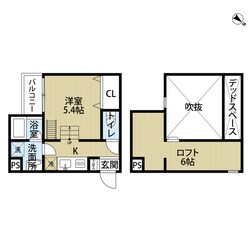 尼崎駅 徒歩11分 2階の物件間取画像